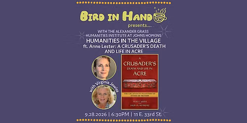 Humanities in the Village: Anne Lester with Virginia Jewiss
