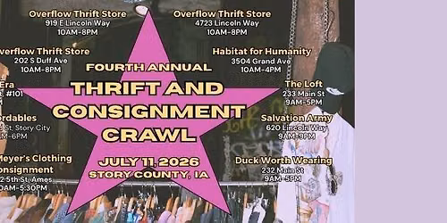 Thrift and Consignment Store Crawl