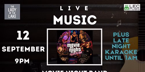 Live Music - Movie Night Band