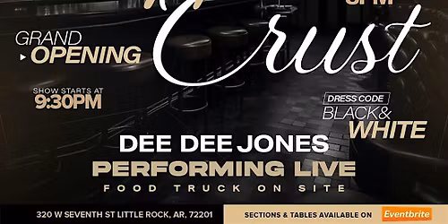 Upper Crust Events Grand Opening ft. Dee Dee Jones Live