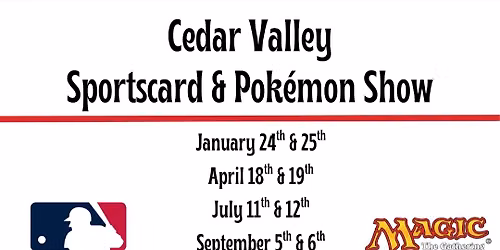 Cedar Valley Sports and Pok\u00e9mon Card Show