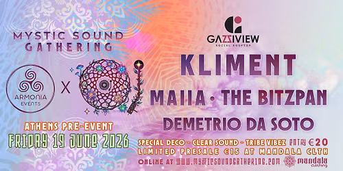 Mystic Sound Gathering: Athens pre-event