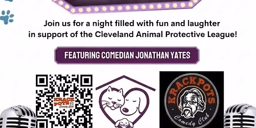 COMEDY FOR CRITTERS WITHT HE CLEVELAND ANIMAL PROTECTION LEAGUE with JONATHAN YATES