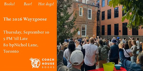Coach House Books 2026 Wayzgoose!