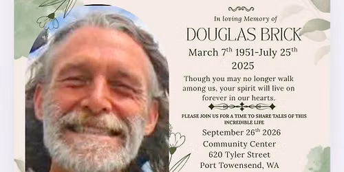 Celebration for brother Doug