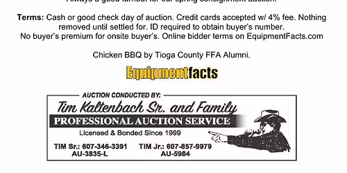 Kaltenbach\u2019s Spring Consignment Auction