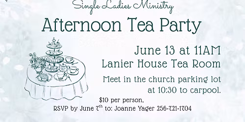 Single Ladies Ministry Tea