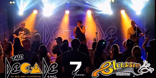 The Decade Returns to ROCK Classic Lanes Greenfield!