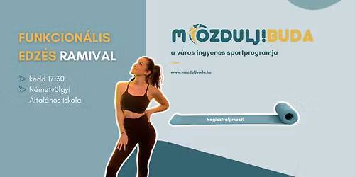 Ingyenes Funkcion\u00e1lis edz\u00e9s Ramival - Mozdulj Buda!