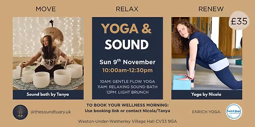 Women's Wellness Morning - Yoga & Sound Bath in Leamington Spa
