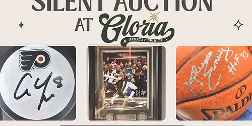 Silent Auction Event at Gloria Sports and Spirits
