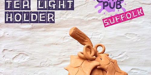 Pottery at Harvest Moon, Ipswich - Cosy Glow Tea Light Holder 24th September