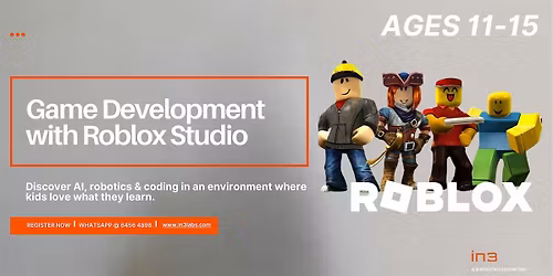 Free Trial Class: Build Your First Roblox Game! ( AGES 11-15)