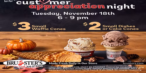 Customer Appreciation Night!