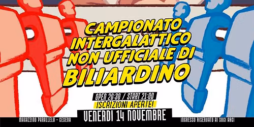Torneo amatoriale di Biliardino \/\/ Magazzino Parallelo