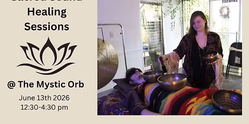 Sacred Sound Healing Sessions 