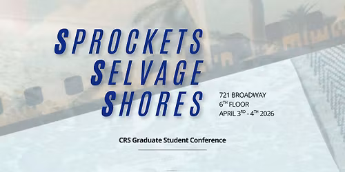 Sprockets\/Selvage\/Shores: Conference Registration
