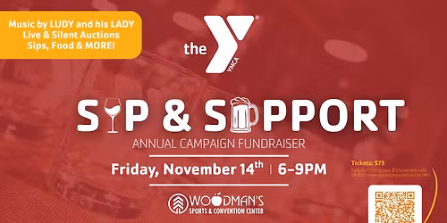 YMCA Sip & Support Annual Campaign Fundraiser