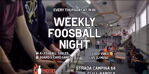 Weekly Foosball Night