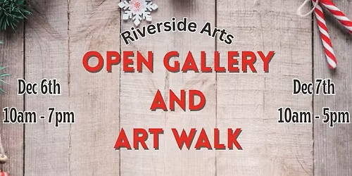 Riverside Arts Gallery Sale and Art Walk