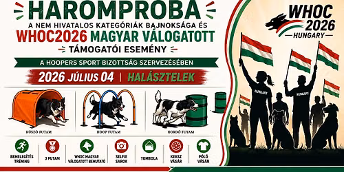 H\u00e1rompr\u00f3ba verseny + WHOC2026 magyar v\u00e1logatott t\u00e1mogat\u00f3i esem\u00e9ny
