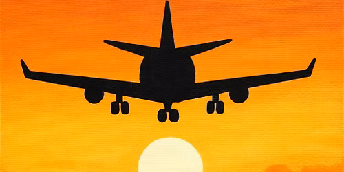 Sunset Arrival Sip & Paint