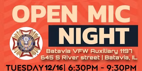 Open Mic Night at Batavia VFW Aux 1197
