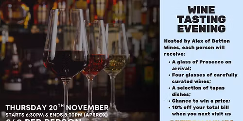 Wine Tasting Evening