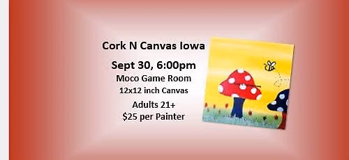 Moco Game Room-12x12 Mushroom-Cork N Canvas Iowa