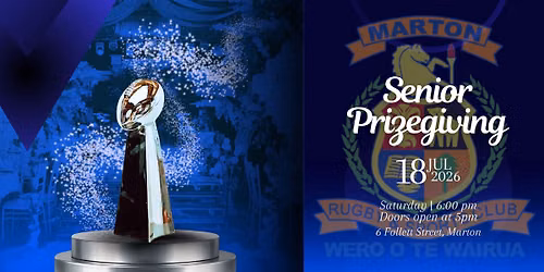 MARTON SENIOR RUGBY PRIZEGIVING