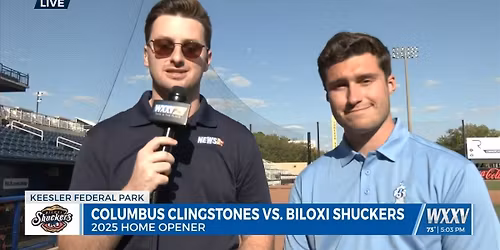 Parking Columbus Clingstones at Biloxi Shuckers