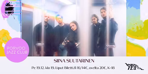 Porvoo Jazz Club: Siina Suutarinen