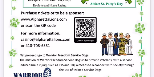 Lucky Paws and Patriots Casino Night