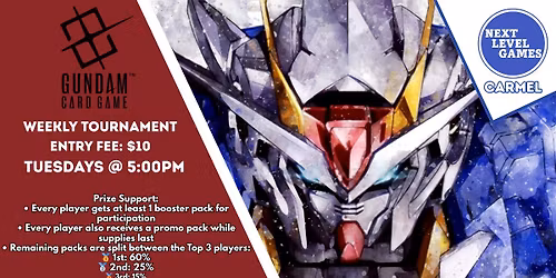 \ud83d\udee1\ufe0f Gundam Card Game \u2013 Weekly Tournament