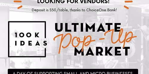 100K Ideas Ultimate Pop-Up Market