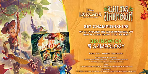 LORCANA - Wilds Unknown Set Championship - Gameology BRUNSWICK - 14\/06\/26