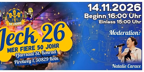 Jeck 26 \u2013 Mer fiere 50 Johr