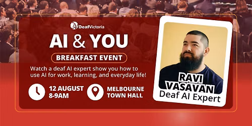 AI & You - Breakfast Event with Ravi Vasavan