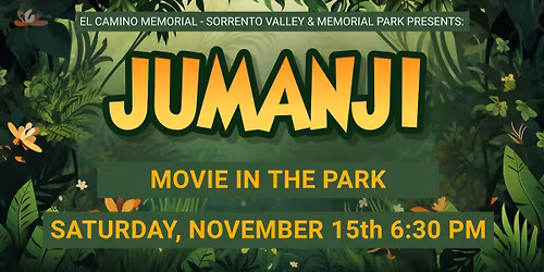Movie in the Park - JUMANJI - 30th Anniversary