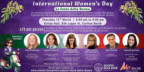 International Women's Day at Eolian Hall