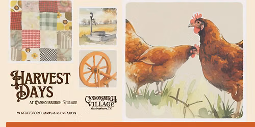Harvest Days at Cannonsburgh Village