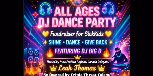 Kids Dance Party for SickKids