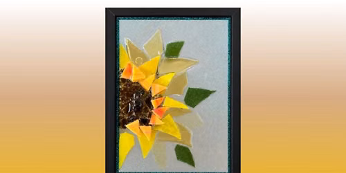 Sunflower Glass Art
