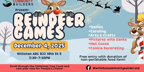 Williston Community Builders Reindeer Games
