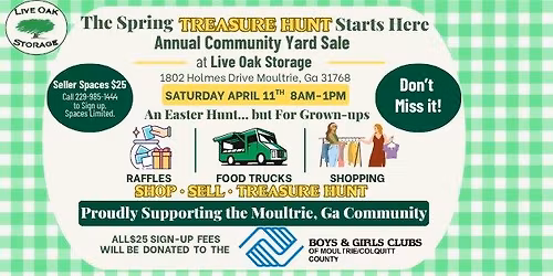 Live Oak Storage Spring Community Yard Sale 