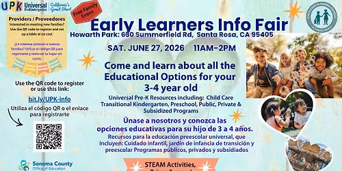 Early Learners Info Fair