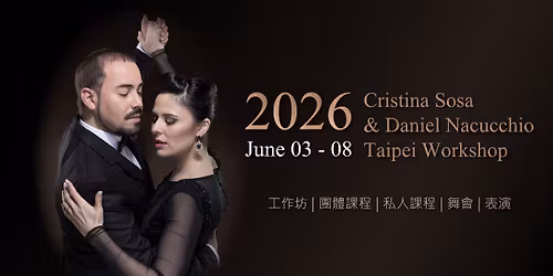 2026 Cristina Sosa & Daniel Nacucchio Taipei Workshop
