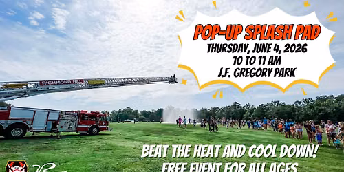 Pop-Up Splash Pad with RHFD