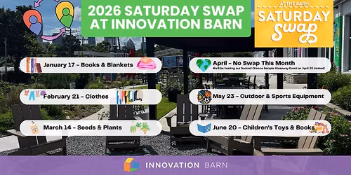 Saturday Swap at Innovation Barn | Free Community Swap Series