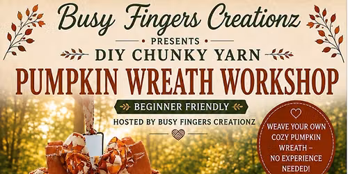 DIY Pumpkin Wreath Workshop \ud83c\udf83\ud83e\uddf6